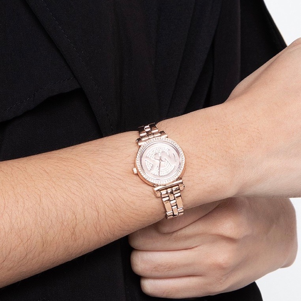 Michael Kors Sofie Quartz Rose Gold Watch 26mm - Picture 5 of 6